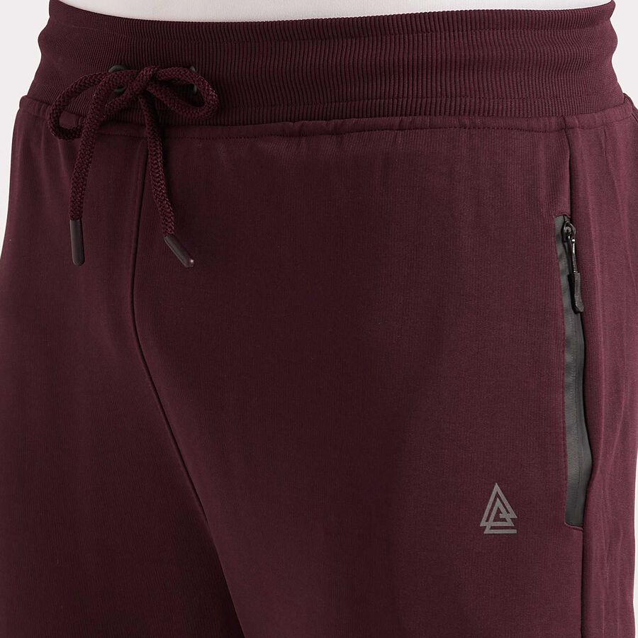 Cut & Sew Track Pants, Maroon, large image number null