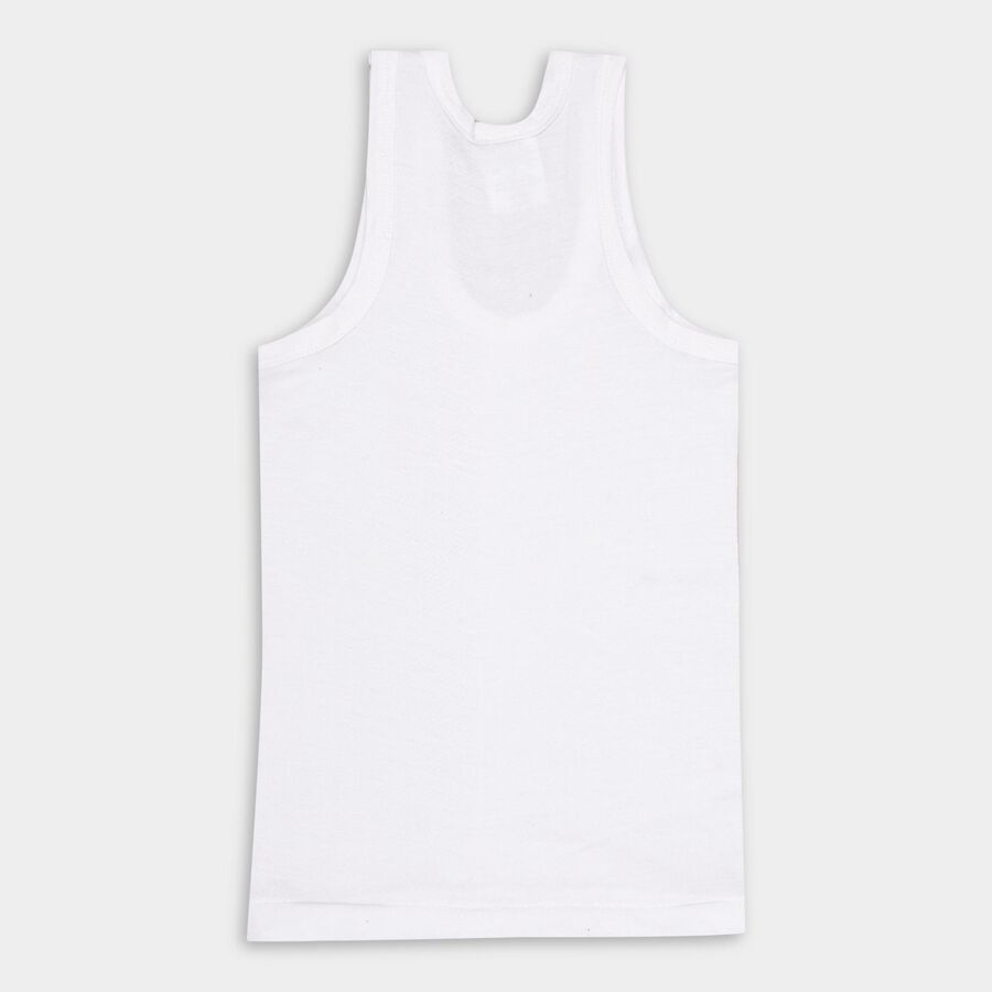 Boys' 100% Cotton Vest, Coral, large image number null