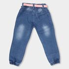 Girls' Jeans, मध्यम नीला, small image number null