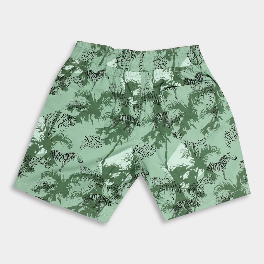 Boys' 100% Cotton Bermudas, ओलिव, large image number null