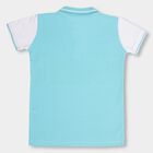 Boys' 100% Cotton Half Sleeves T-Shirt, Light Blue, small image number null