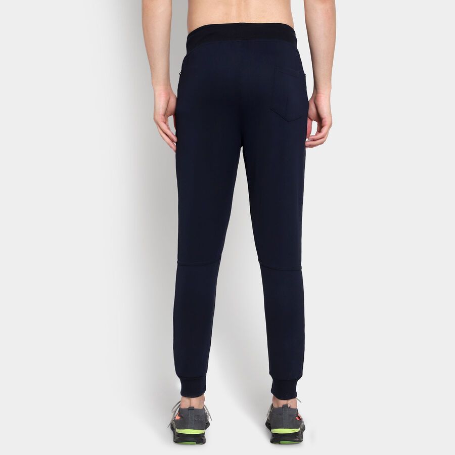 Solid Track Pants, Navy Blue, large image number null