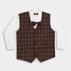 Boys' 100% Cotton Casual Shirt , Brown, small image number null