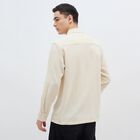 Men's Rich Eggshell White Classic Casual Shirt, Off White, small image number null