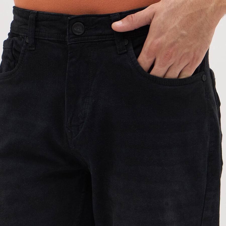 Men's Jeans, Black, large