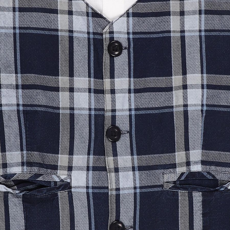 Boys Snow White Cotton Classic Collar Casual Shirt, सफ़ेद, large image number null