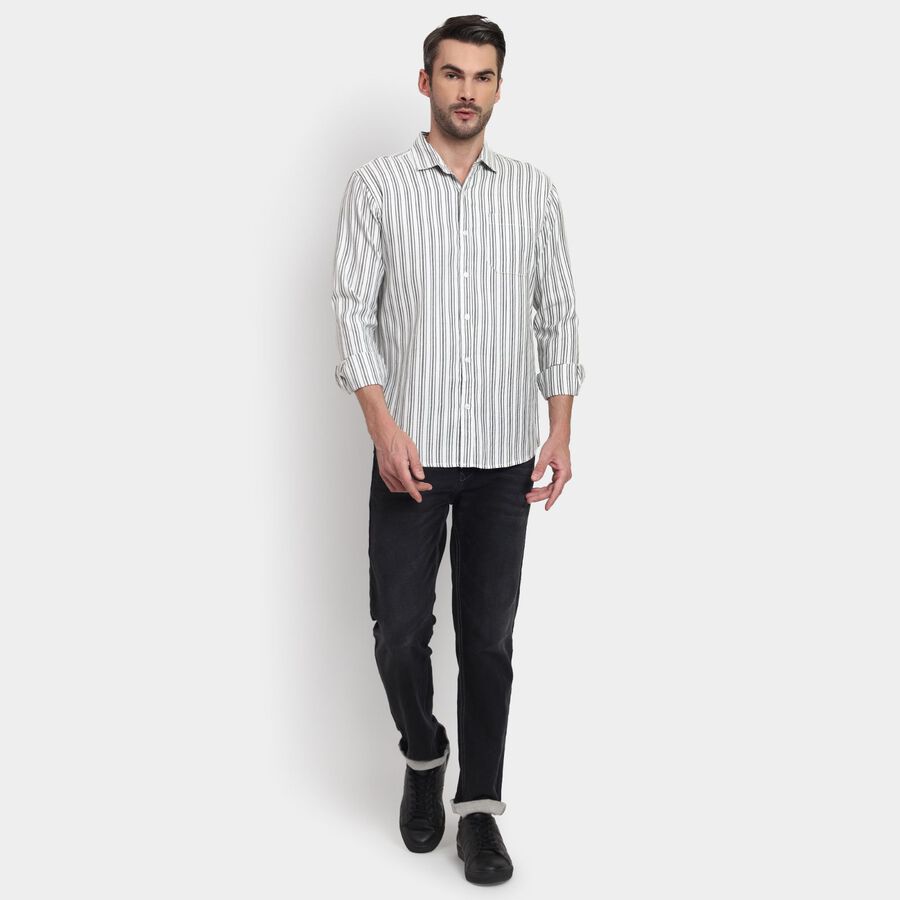 Men's Casual Shirt , White, large image number null