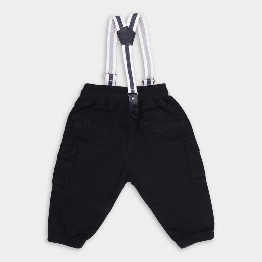 Infants' 100% Cotton Cotton Trousers, Navy Blue, large image number null