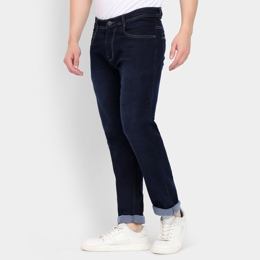 Men's Slim Fit Jeans, Dark Blue, large image number null