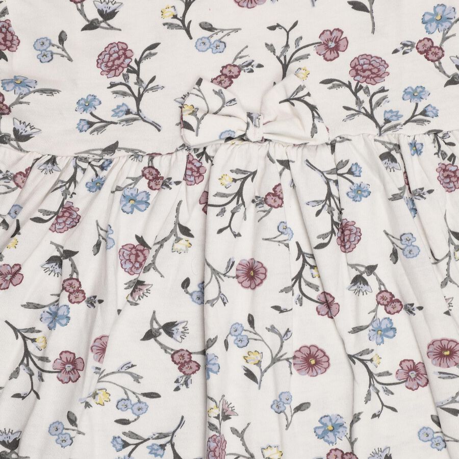 Girls' Frock , Off White, large image number null