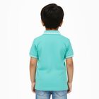 Boys' Half Sleeves T-Shirt, गहरा हरा, small image number null