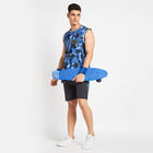 All Over Print Sleeveless T-Shirt, Navy Blue, small image number null