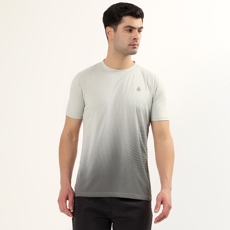 Men's Drifit T-Shirt, हल्का ग्रे, large