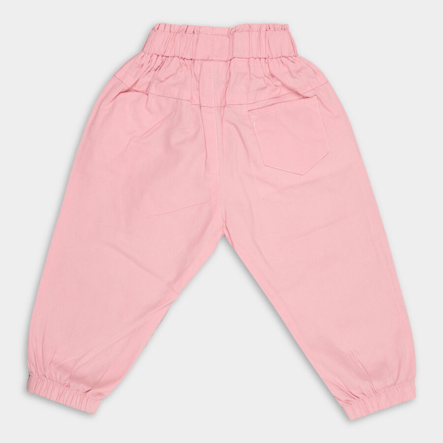 Infants' Cotton Trousers, Pink, large image number null