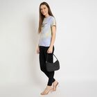 Ladies' 100% Cotton Round Neck T-Shirt, Light Green, small