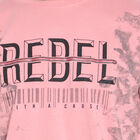Printed Round Neck T-Shirt, Peach, small image number null