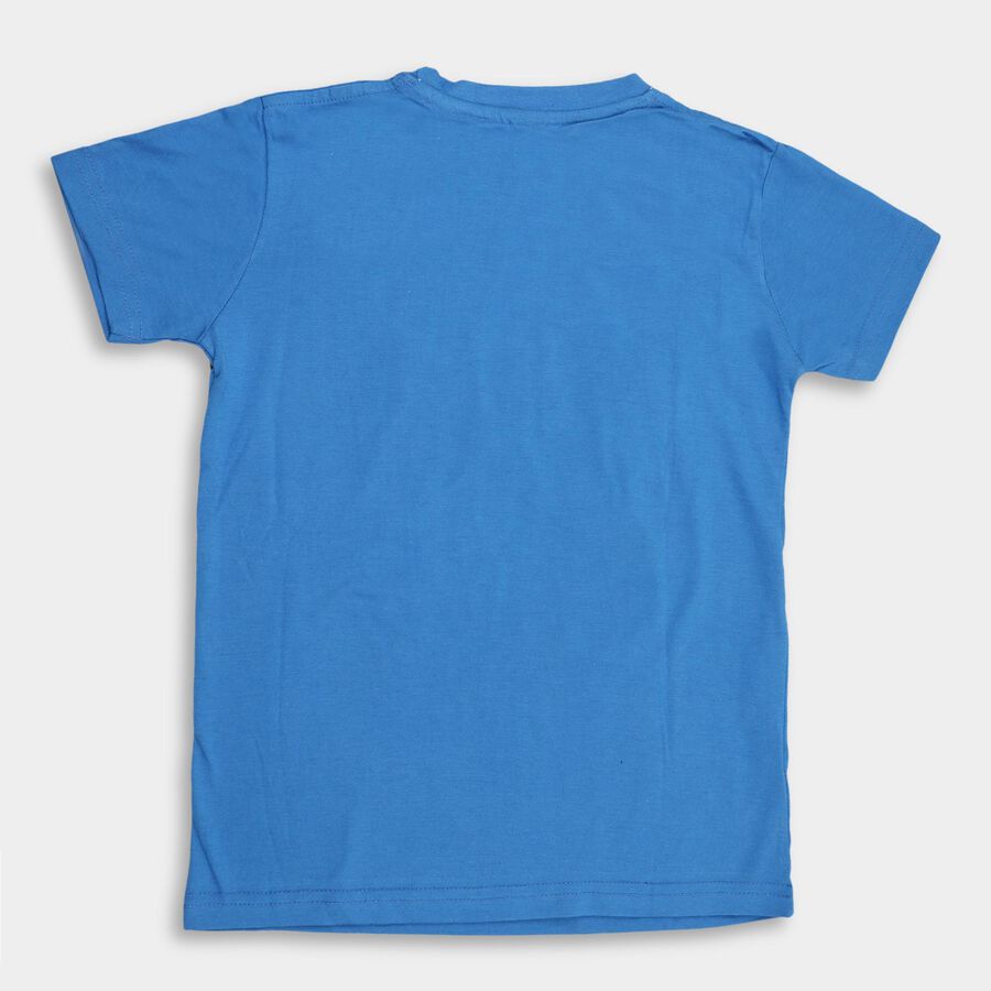 Boys' Half Sleeves T-Shirt , रॉयल ब्लू, large image number null