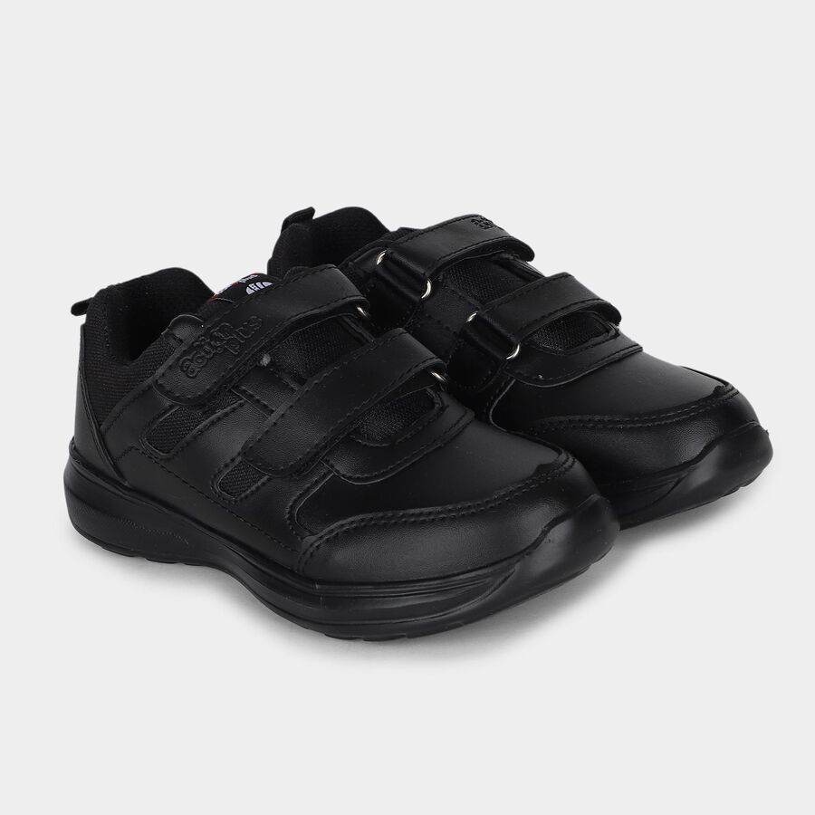 Boys' Shoes, काला, large