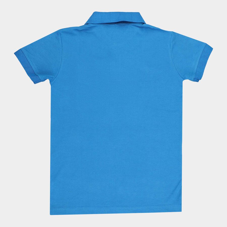 Boys Stripes T-Shirt, Royal Blue, large image number null