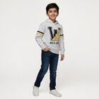 Boys' Sweatshirt, हल्का ग्रे, small image number null