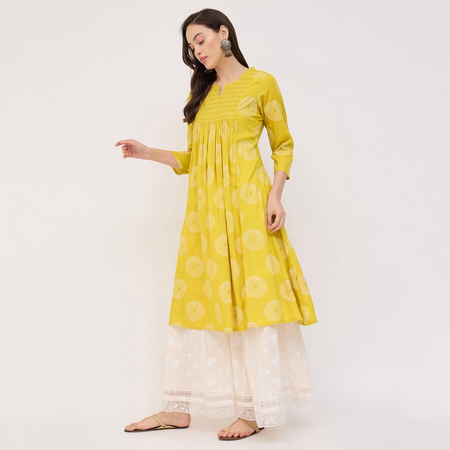 Ladies' Kurta, Light Green, large image number null