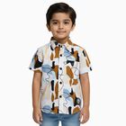Boys' Casual Shirt, गहरा पीला, small image number null