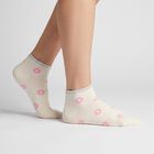 Women's Multi-Color Regular Fit Printed Pack of 3 Socks, Assorted, small