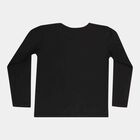 Girls Solid Top, Black, small image number null