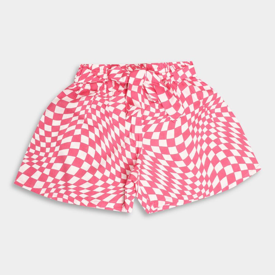 Girls' Shorts, गुलाबी, large image number null