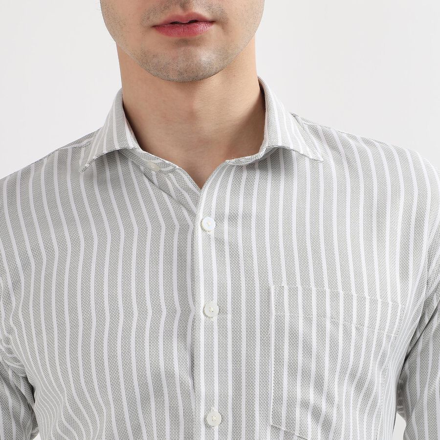 Men's Formal Shirt, Light Green, large image number null