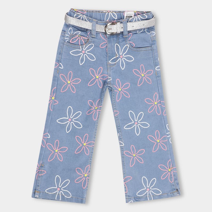 Girls' Jeans, Light Blue, large image number null