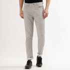 Men's Light Grey Slim Fit Jeans, हल्का ग्रे, small image number null