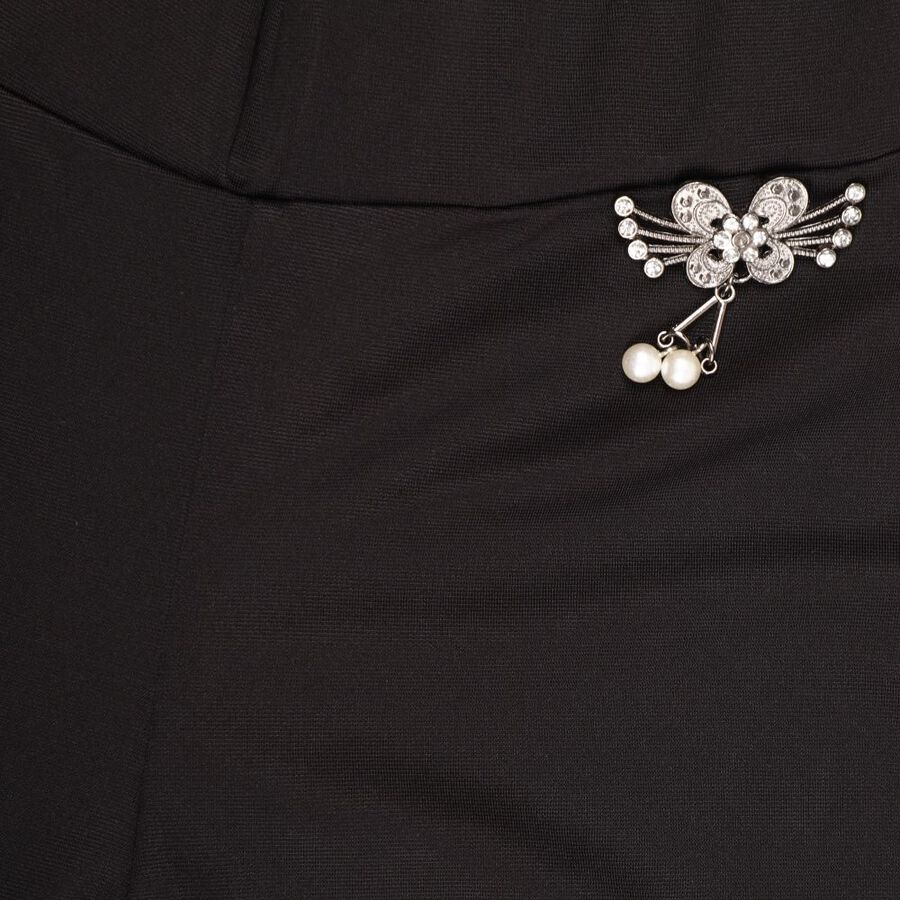 Girls' Trousers, Black, large image number null