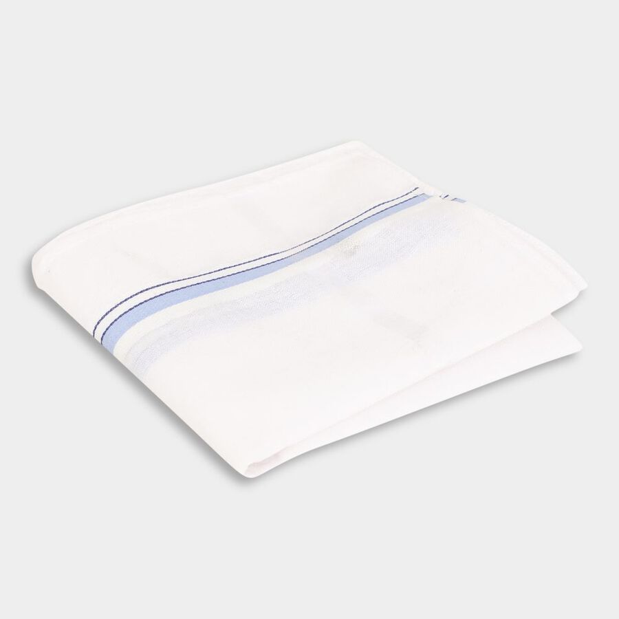 Men's Hanky, सफ़ेद, large image number null