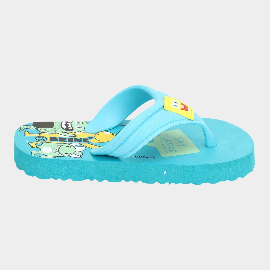 Infants' Slipper, Aqua, large image number null