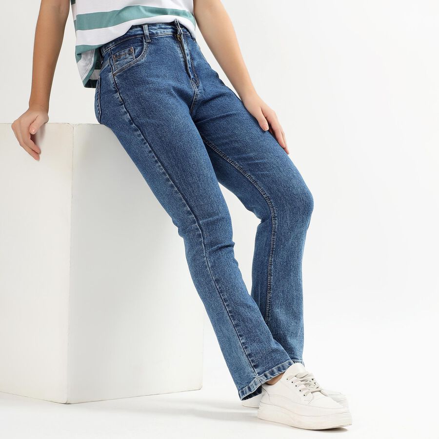 Ladies' Jeans, Mid Blue, large image number null