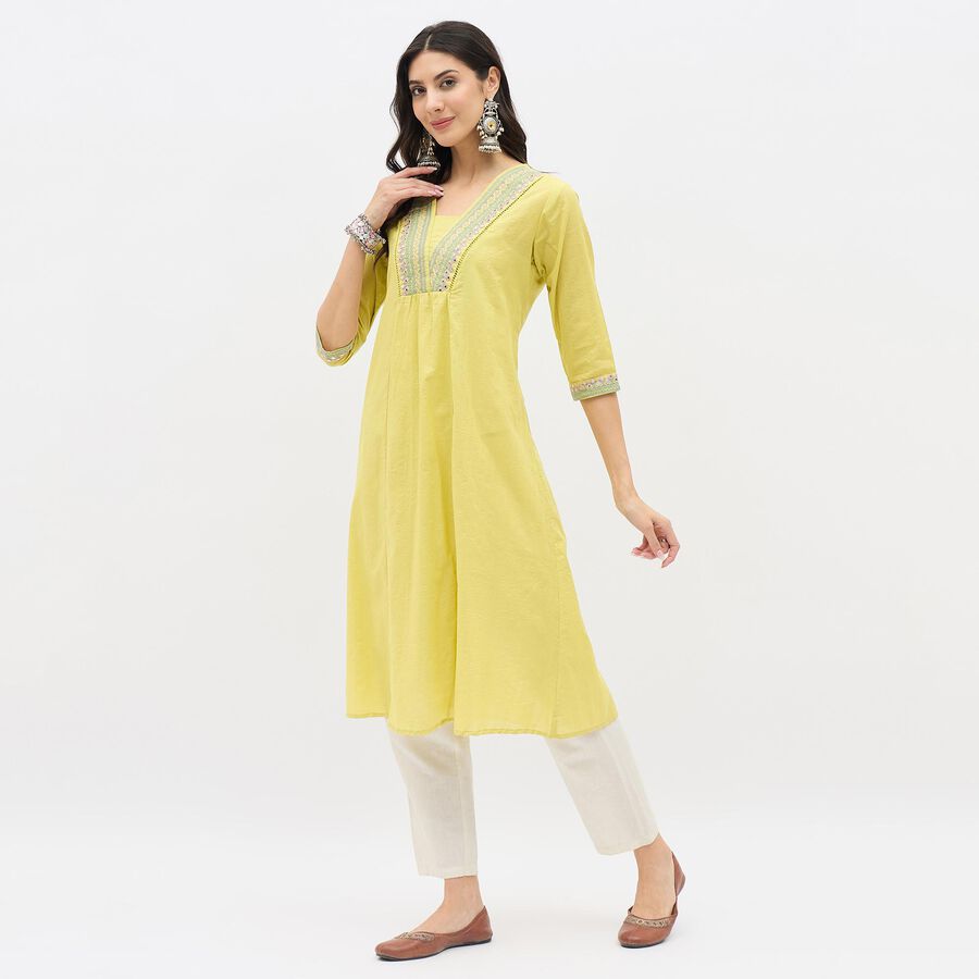 Ladies' Kurta, Olive, large image number null