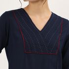 Ladies' Kurta , गहरा नीला, small image number null