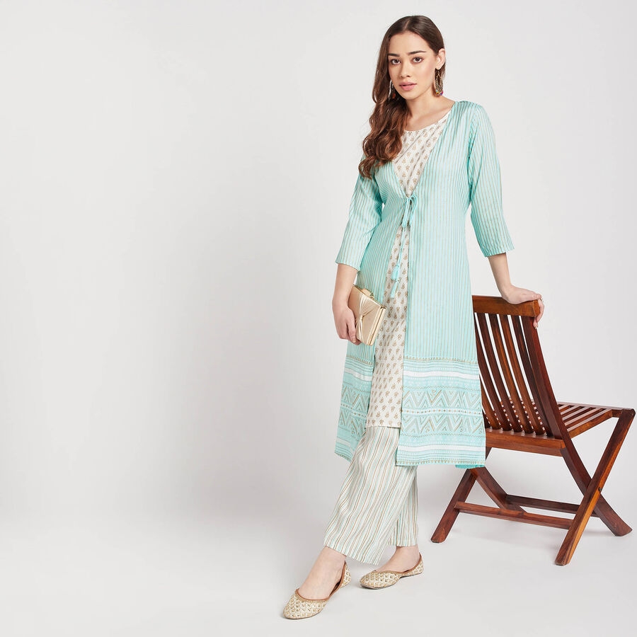 All Over Print Kurta, Light Green, large image number null