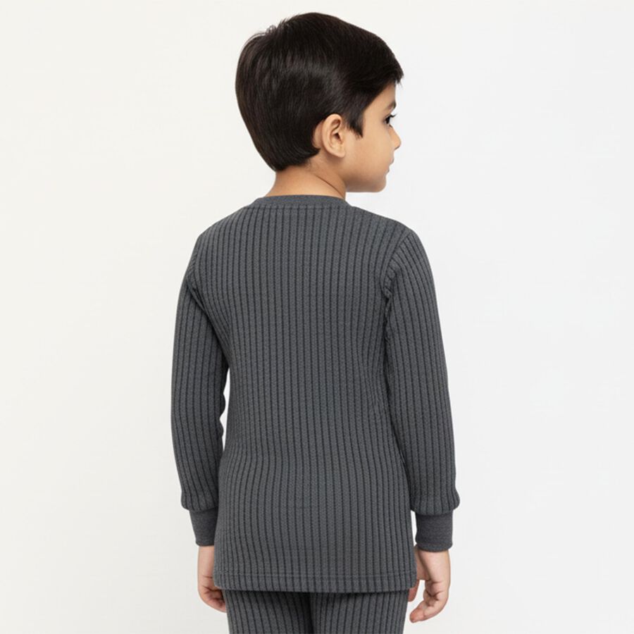 Boys' Thermal Upper, मिश्रित नीला, large image number null