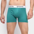 Men's 100% Cotton Trunks , Dark Green, small