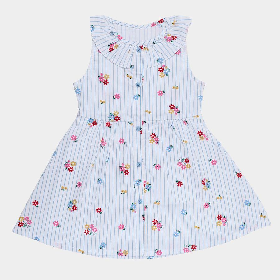 Girls' Frock, Light Blue, large