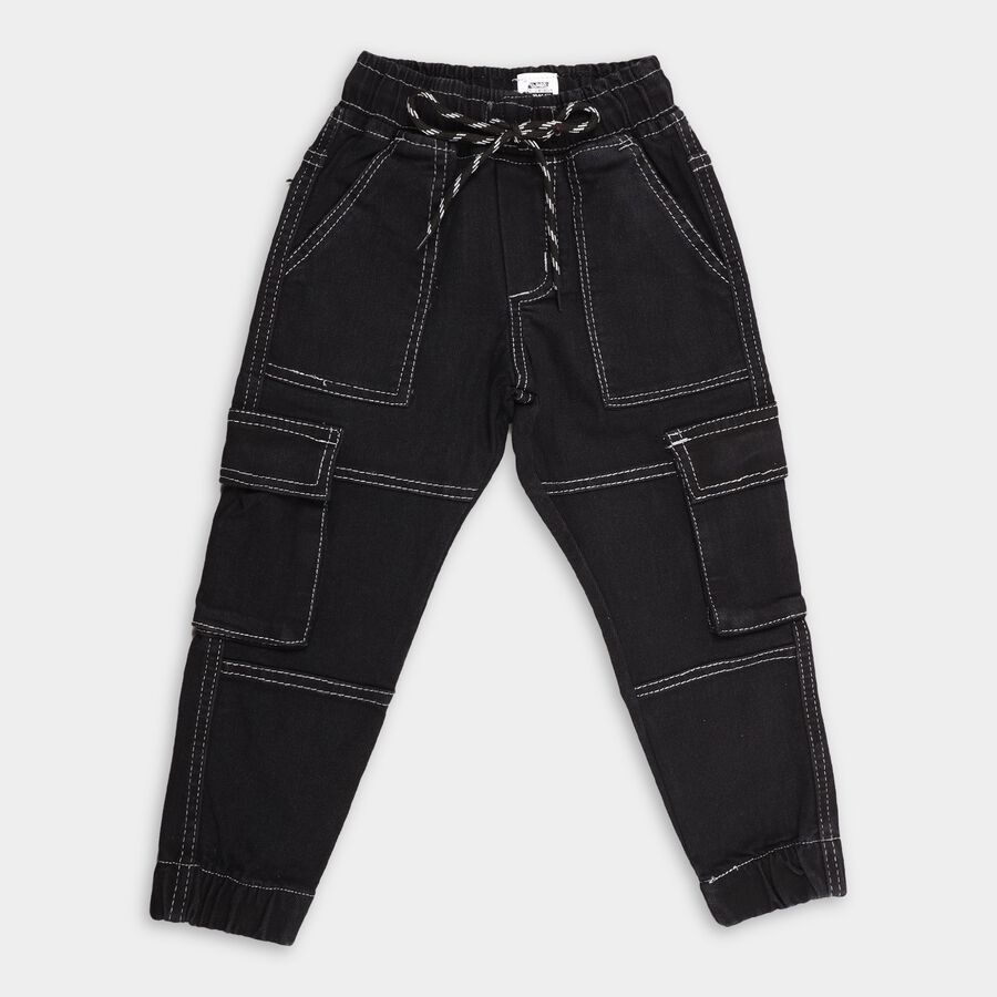 Boys' Jeans, काला, large image number null