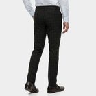 Men's Navy Blue Slim Fit Casual Trousers, नेवी ब्लू, small