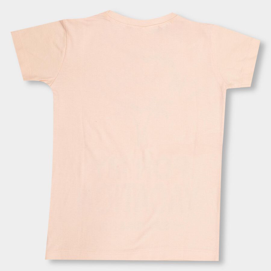 Slant Boys' 100% Cotton Half Sleeves T-Shirt - Peach, पीच, large image number null