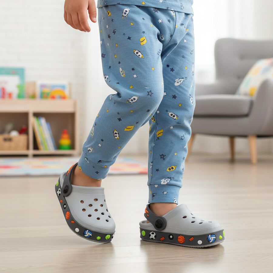 Boys' Sandal, Grey, large