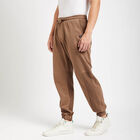 Cut & Sew Track Pants, Brown, small image number null