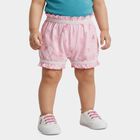 Infants Pink Regular Fit Printed Bloomers, Light Pink, small