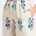 Ladies' 100% Cotton Ethnic Set , Mid Blue, small image number null