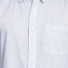 Men's 100% Cotton Casual Shirt, ऑफ व्हाइट, small image number null